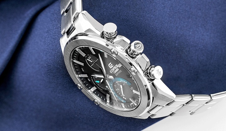 Actual product image Edifice EQB-1000D-1AER (Chronograph, Hybrid watch, Analogue wristwatch, 49.90 mm)