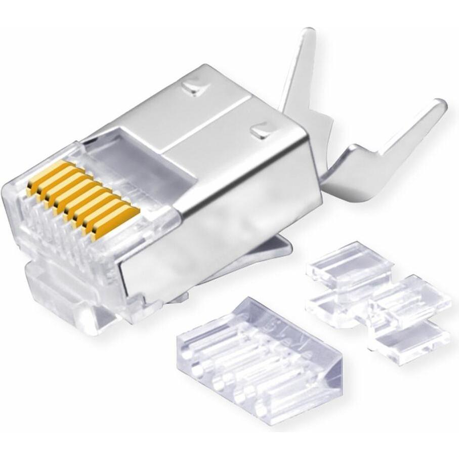 Roline RJ-45 Modular Stecker (Netzwerkkabel Stecker), Netzwerk Zubehör