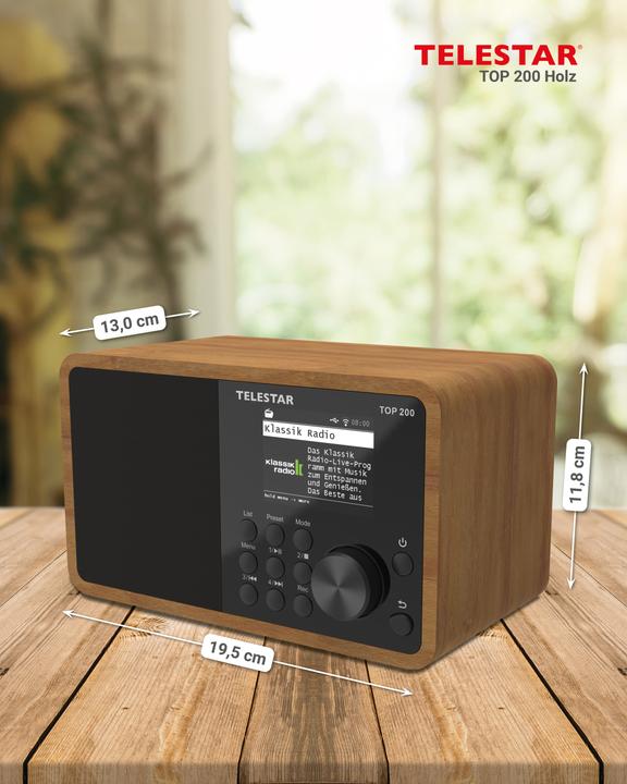 Immagine prodotto Telestar Top 200 (Web radio, DAB, FM, Bluetooth, WiFi)