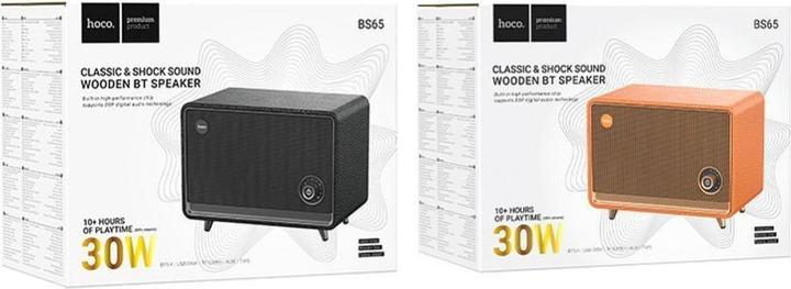 Produktbild Hoco Bluetooth speakers speaker bluetooth retro style BS65 orange (10 h)