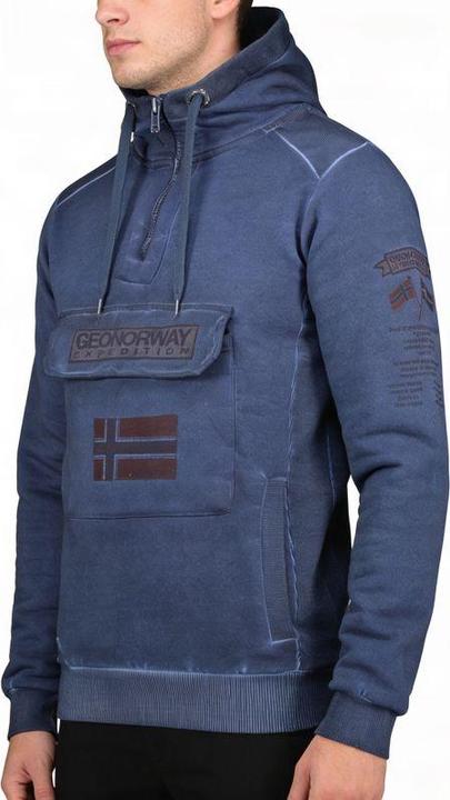 Produktbild Geographical Norway Gymclass – Sweatshirt mit Batik-Aufnäher (M)