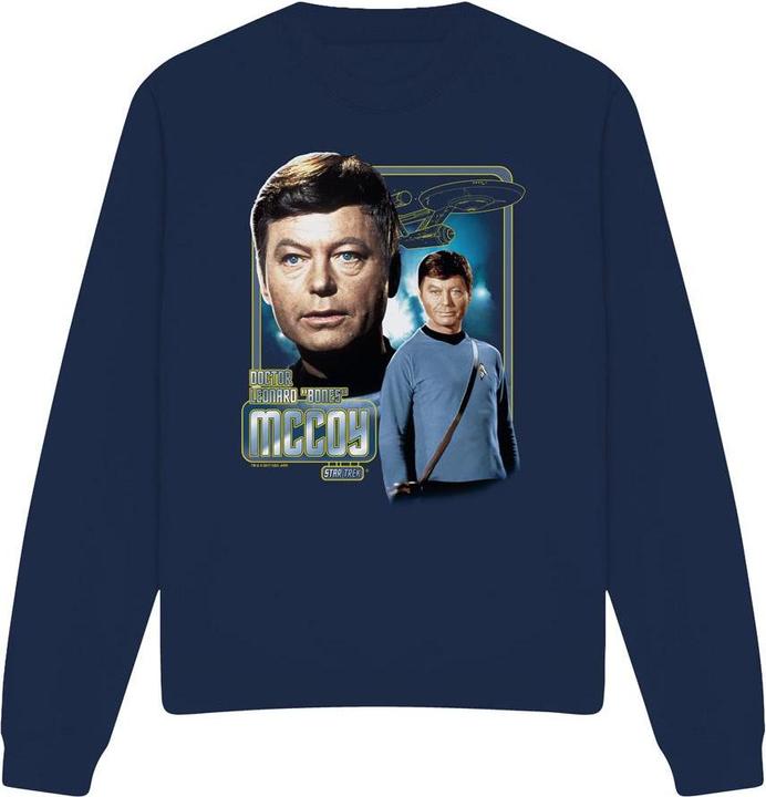 Actual product image Unisex Adult Leonard McCoy Sweatshirt (M)