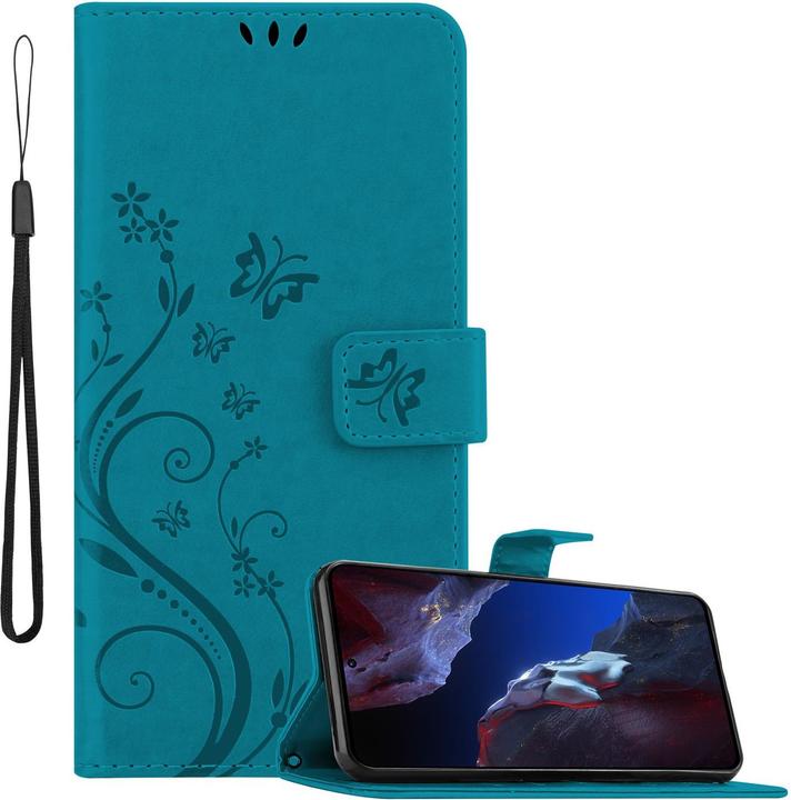 Immagine prodotto Cadorabo Custodia per Xiaomi Poco F5 Pro Flower Book (Xiaomi Poco F5 Pro)
