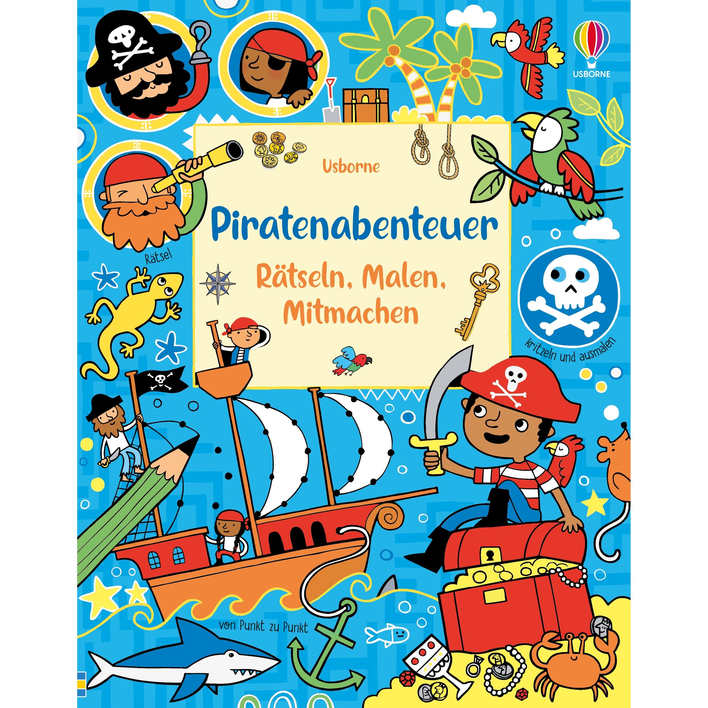 Thumbnail - Piratenabenteuer – Rätseln, Malen, Mitmachen, Kinderbücher