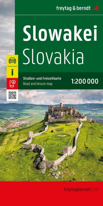 Produktbild Slowakei, Strassen- und Freizeitkarte 1:200.000, freytag & berndt