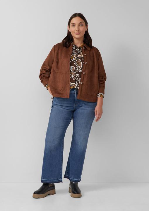 Immagine prodotto s.Oliver T-Shirt Elastische Hemdbluse aus Jersey (54)