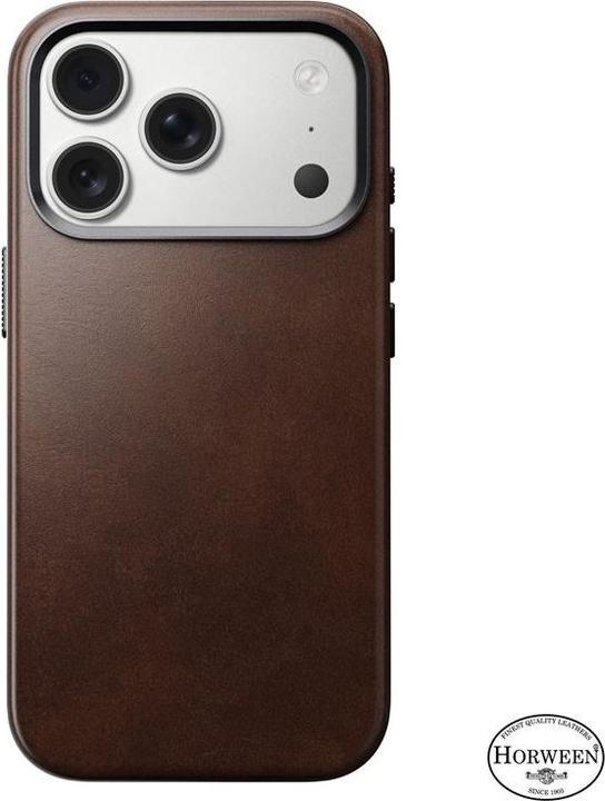 Actual product image Nomad Traditionelle Lederhülle - Lederhülle für iPhone Pro, Horween-Leder (Apple iPhone 17 Pro)