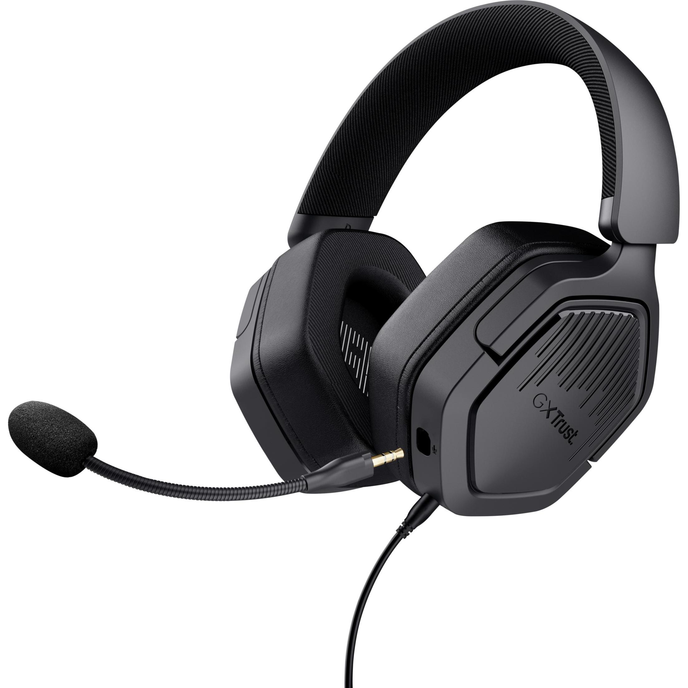 Trust Nero Gxt492 Cuffie Carus Blk (Cablato), Cuffie Da Gaming