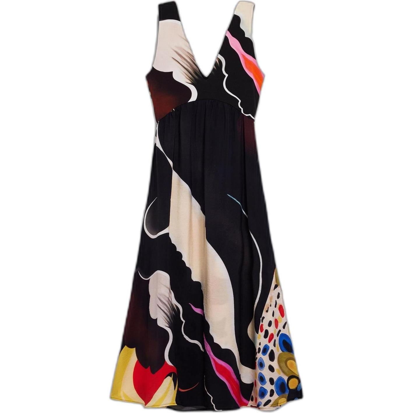 Desigual, Donne, Vestiti, Lacroix, Multicolore, Bianco, Nero, (XS)