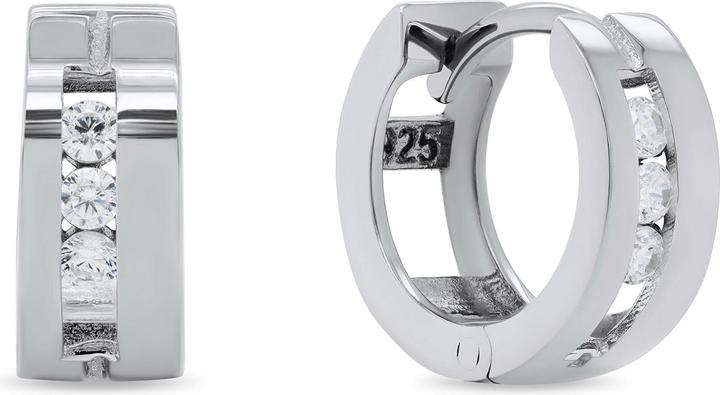 Image du produit Brilio Silver - Boucles d'oreilles rondes en argent EA214W