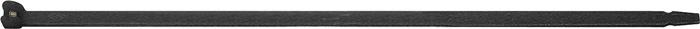 Produktbild Wetec Kabelbinder Stahlnasenverschluss, 4,5 x 186 mm, schwarz, 100 St. (Metallkabelbinder, 186 mm, 100 Stk.)