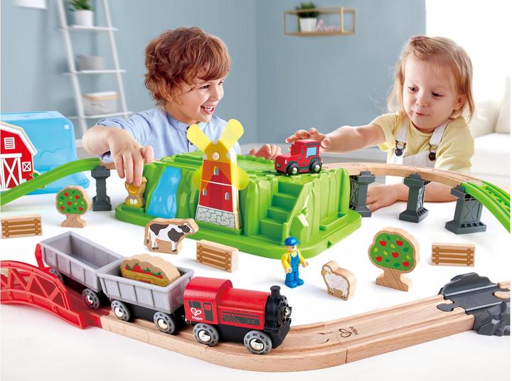 Immagine prodotto Hape Set di costruzione del treno Country Side
