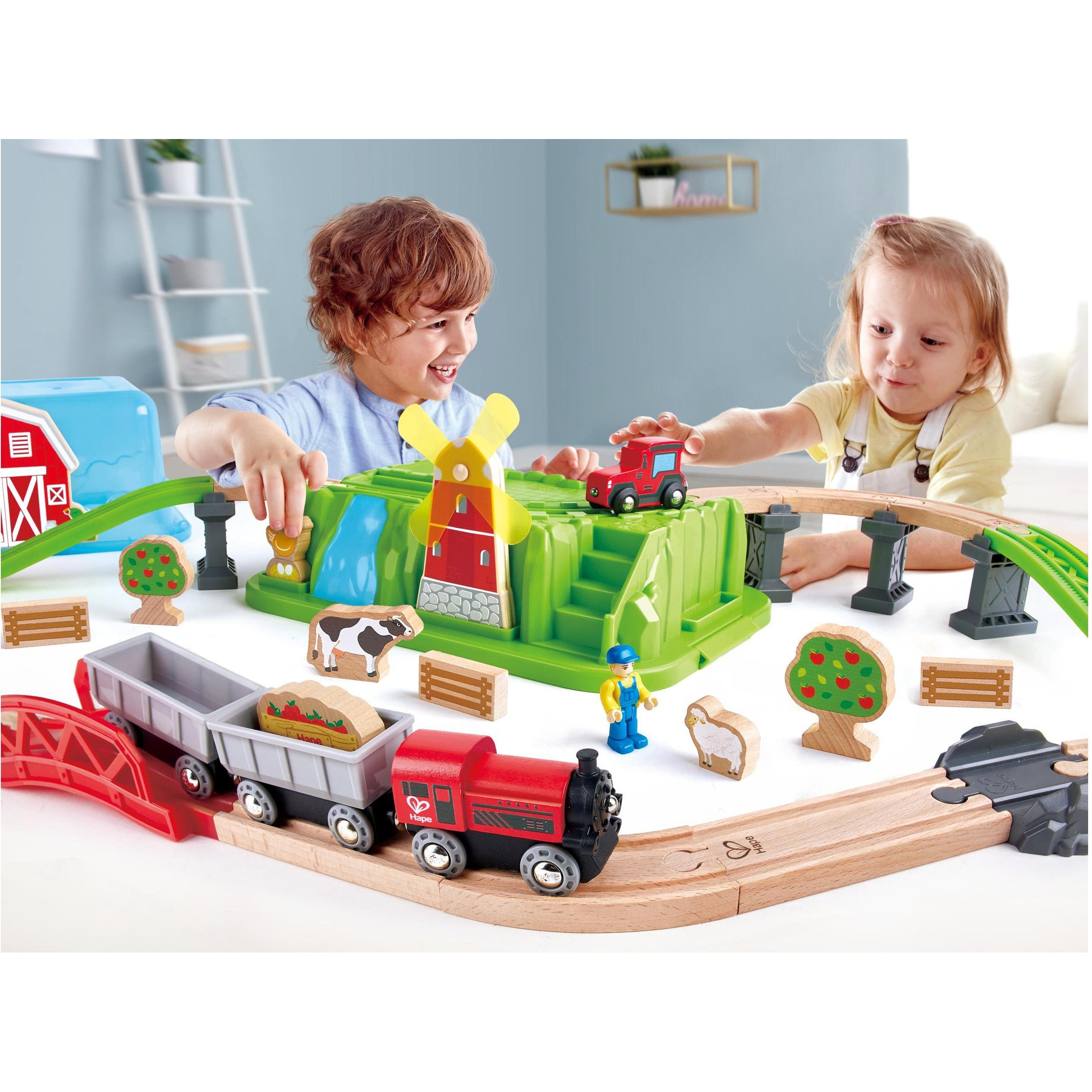 Thumbnail - Hape Country Side Train-Baukasten-Set