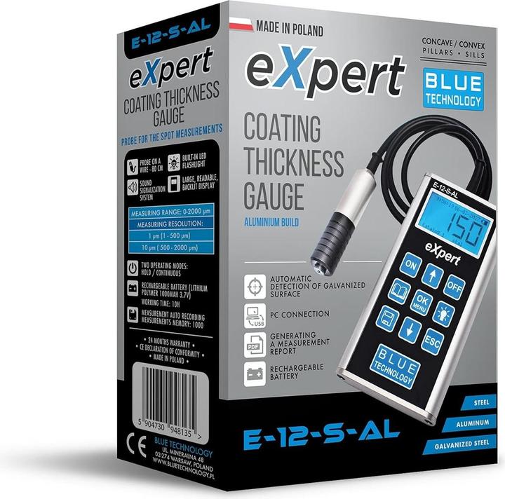 Produktbild No Name LACKDICKENMESSGERÄT E-12-S-AL (eXpert)