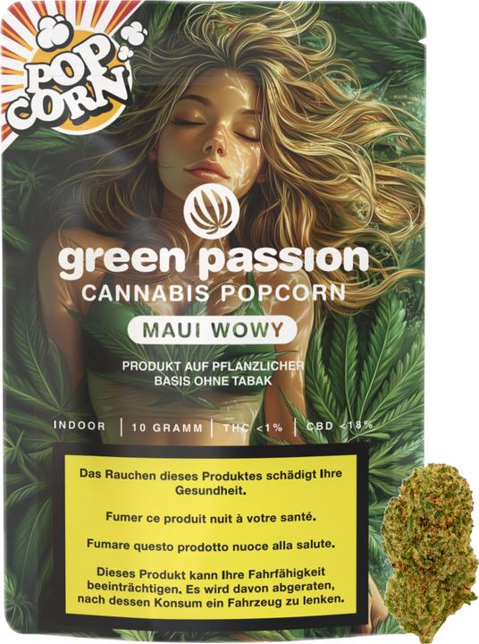 Green Passion Maui Wowy Popcorn (10 g, Indoor)