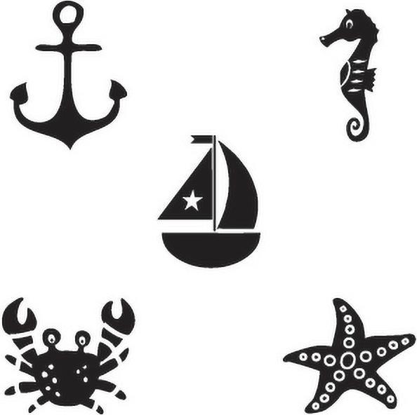 Produktbild VBS Stempel-Set "Maritim"