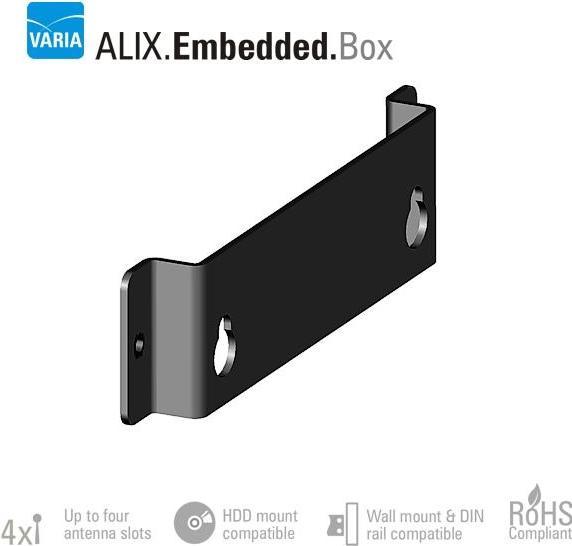 Actual product image Varia PC Engines ALIX APU Embedded Box Wall/Floor Mount (Wall mount)