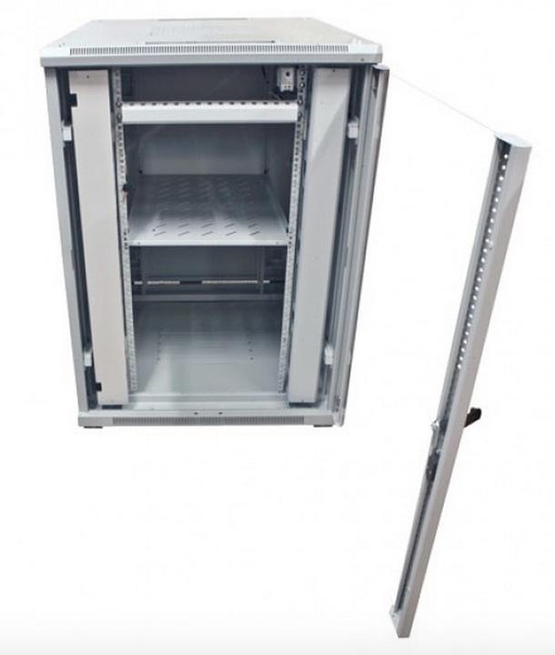 Allnet 19 Cabinet 42U W800 / D900mm *light grey* SNB series glass door
