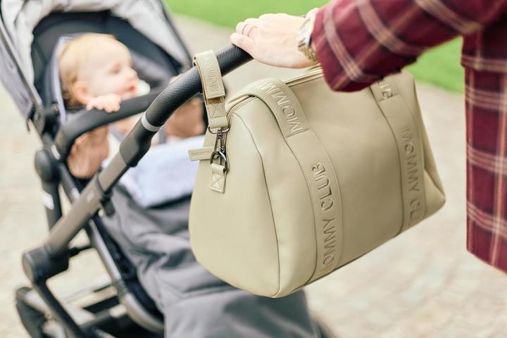 Actual product image Childhome Wickeltasche Mommy Club Signatur Leder grün