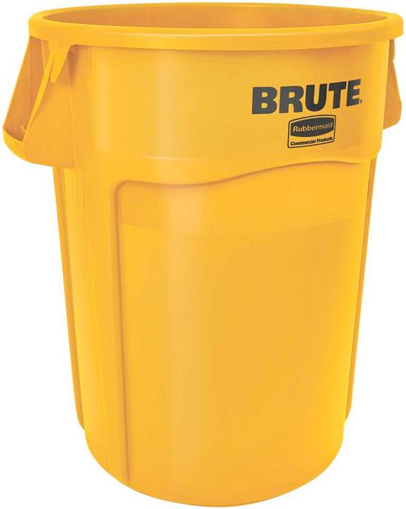 Actual product image Rubbermaid Brute Utility Round 166.5L White Bin with Air Slots (166.50 l)