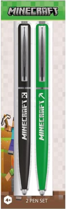 Produktbild Minecraft KugelschreiberSet 2erPack (Schwarz/Grün, 2 x)