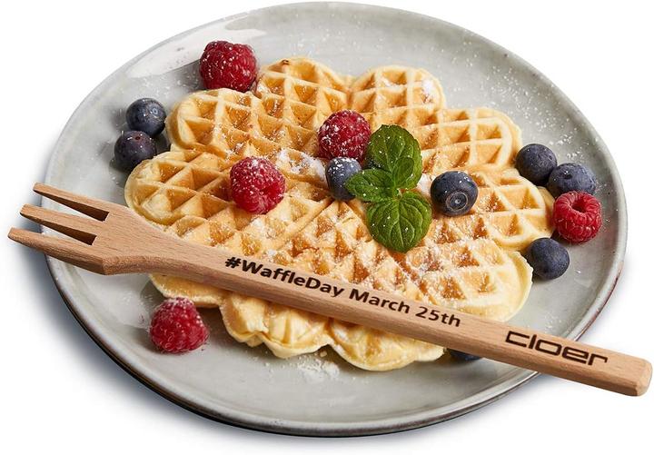 Produktbild Cloer 181 Waffeleisen, 16cm, Signalton, Weiss