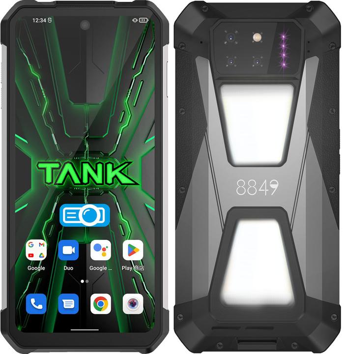 Image du produit Unihertz Tank 3S (256 Go, Gris<br/, Noir, Double SIM, 5G)