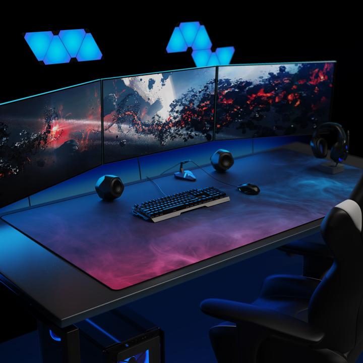 Produktbild Titanwolf Gaming Mauspad, XXXL Speed Gaming Mausmatte, Mousepad Extragrosse Fläche von 1600 x 800mm, Smoke (XXL)