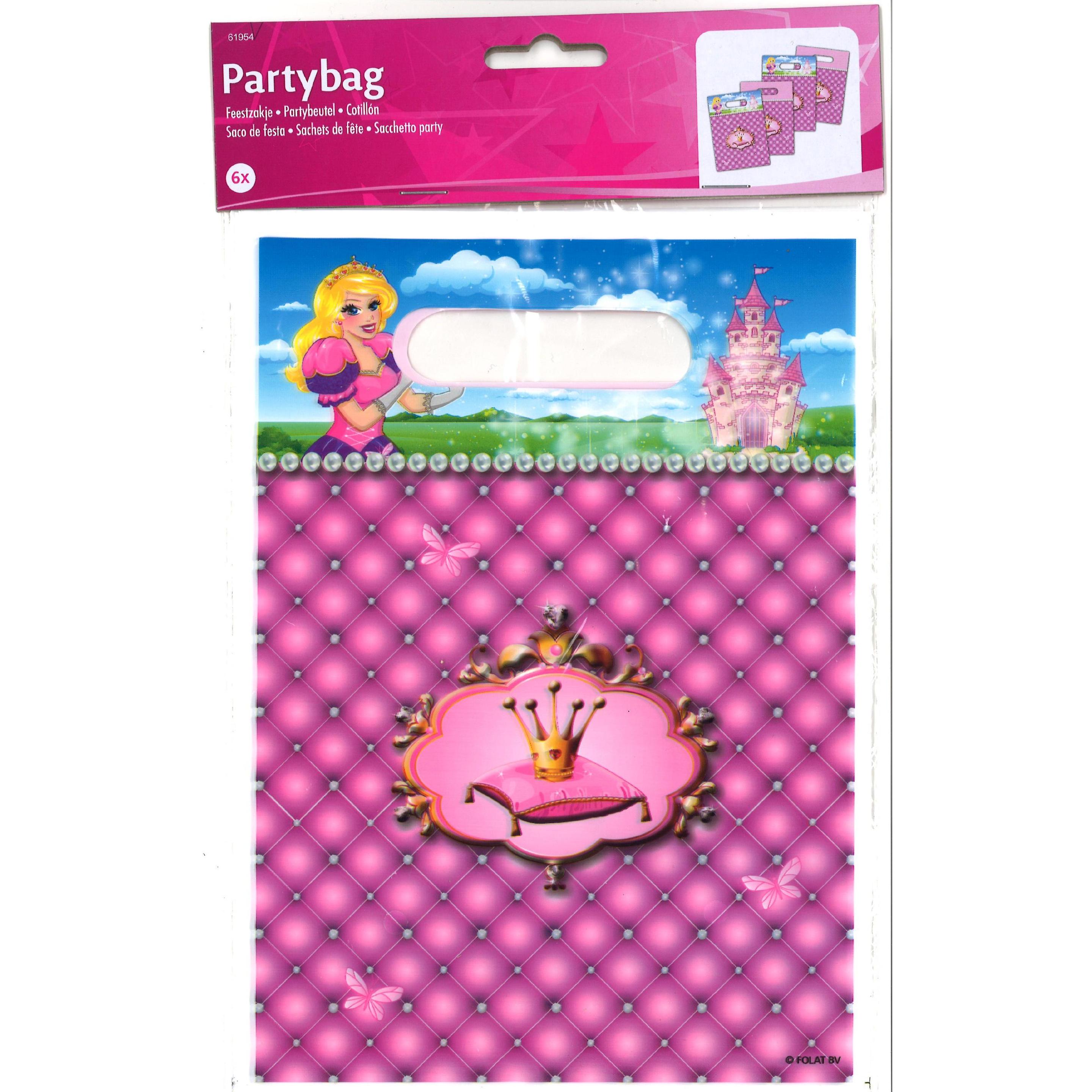 Thumbnail - Folat, Geschenkverpackung, Princess-Teil Taschen (Geschenktüte, 6 x)