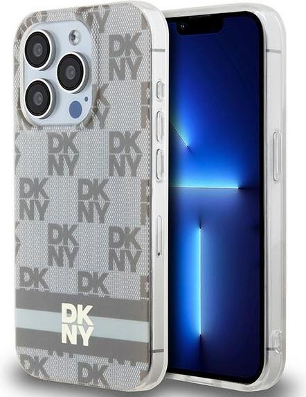 Produktbild DKNY DKHMP15LHCPTSE iPhone 15 Pro 6.1" beżowy/beige hardcase IML Checkered Mono Pattern & Printed St (Apple iPhone 15 Pro)