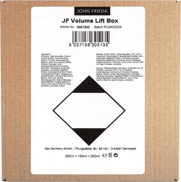 Produktbild John Frieda Volume Lift Box (Haarpflege Set)