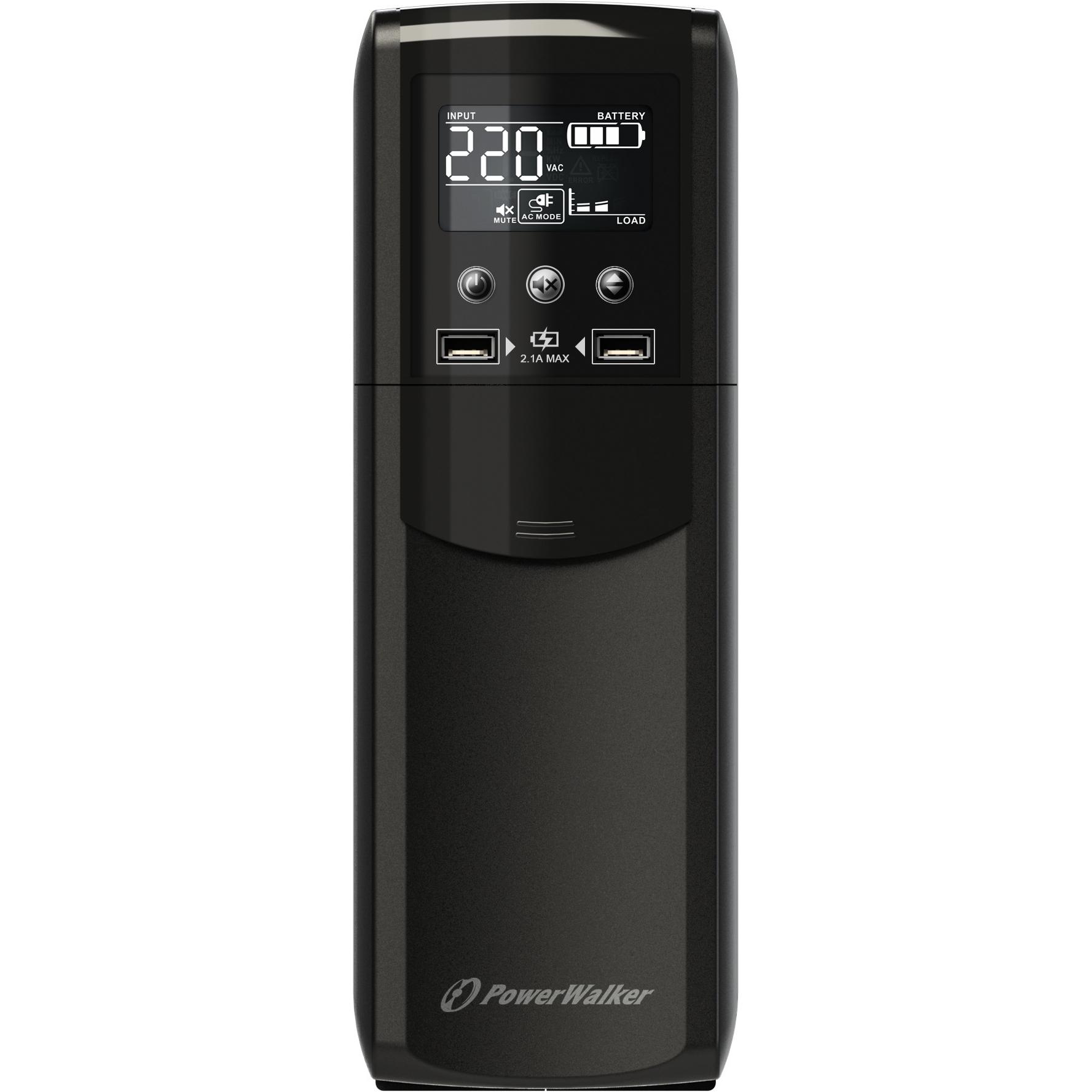 Thumbnail - Powerwalker VI 600 CSW IEC (600 VA, 360 W, Line-Interaktiv USV), USV