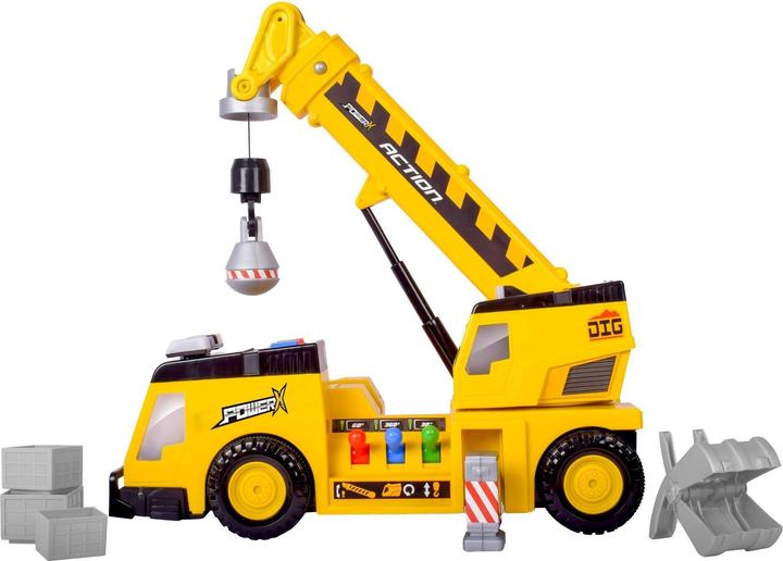 Actual product image PowerX Power X - Electronic 3-in-1 Crane Truck with lights and sounds - (20410)