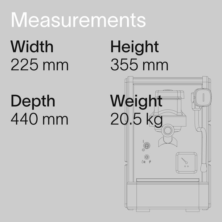 Produktbild Stone Siebträger Espressomaschine schwarz schwarz
