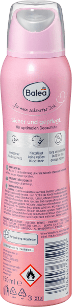 Actual product image dm Balea Deodorant Spray Parfum Pink Blossom (Spray, 150 ml)
