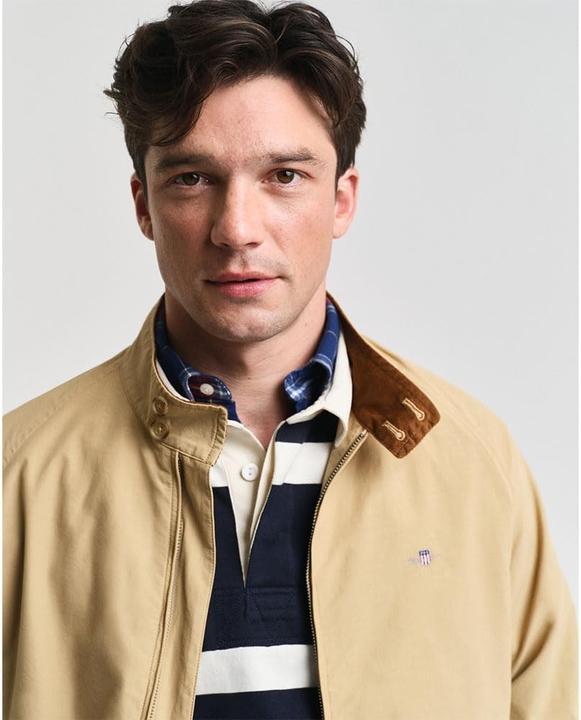 Actual product image GANT Katoen Harrington Jacket with Logo (S)