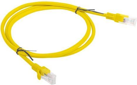 Produktbild Lanberg *Patchcord cat.5e 1.0M UTP yellow (U/UTP, CAT5e, 1 m)