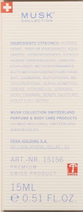 Produktbild MUSK Collection White Musk (Eau de Parfum, 15 ml)