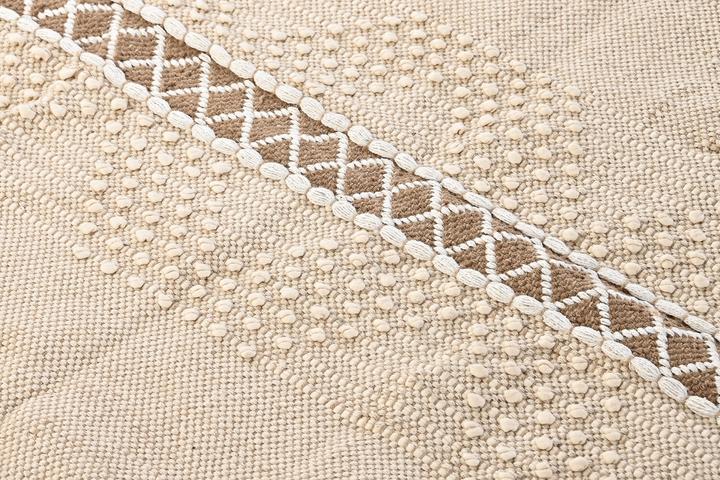 Actual product image DKD Home Decor Carpet Brown Polyester Cotton (117 x 198 x 0,7 cm)