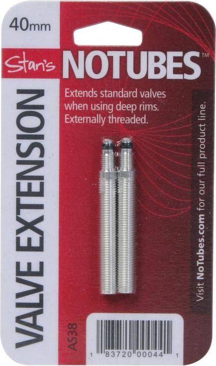 Notubes Valve extension with thread