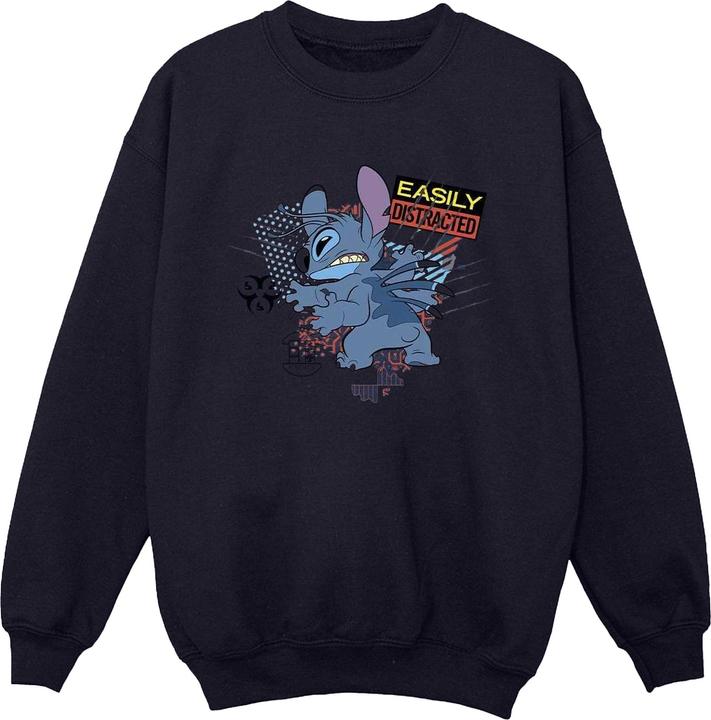 Immagine prodotto Disney Lilo And Stitch Easily Distracted Felpa Uomo (4XL)
