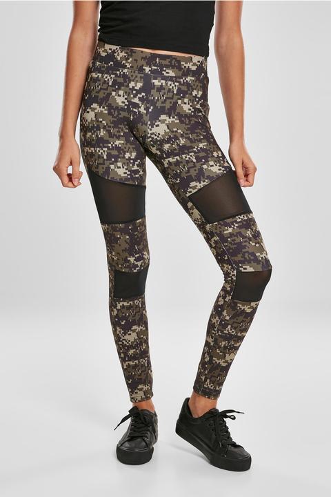 Actual product image Urban Classics Ladies Camo Tech Mesh Leggings (S)