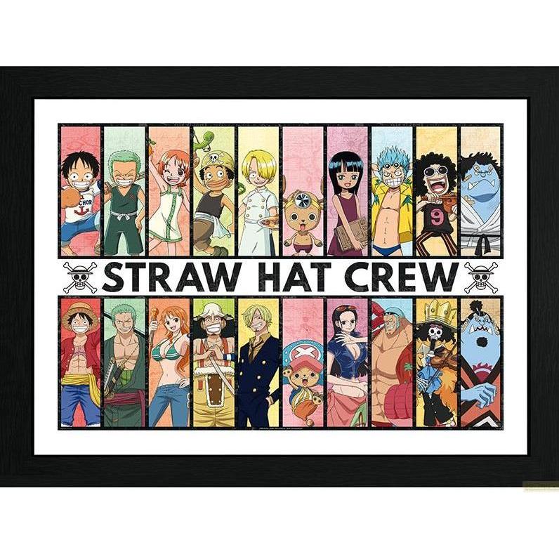 Abystyle Nero/Multicolore Quadri, One Piece Framed Print: Past & Present (40.60 X 30.50 Cm)
