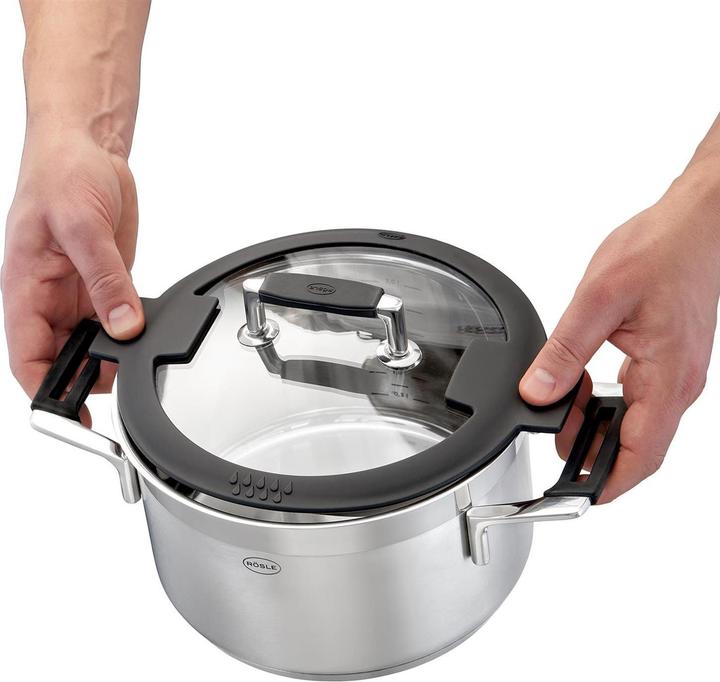 Produktbild Rösle Kochtopf SILENCE PRO Stahlgrau (20 cm, Kochtopf, Edelstahl, Aluminium)