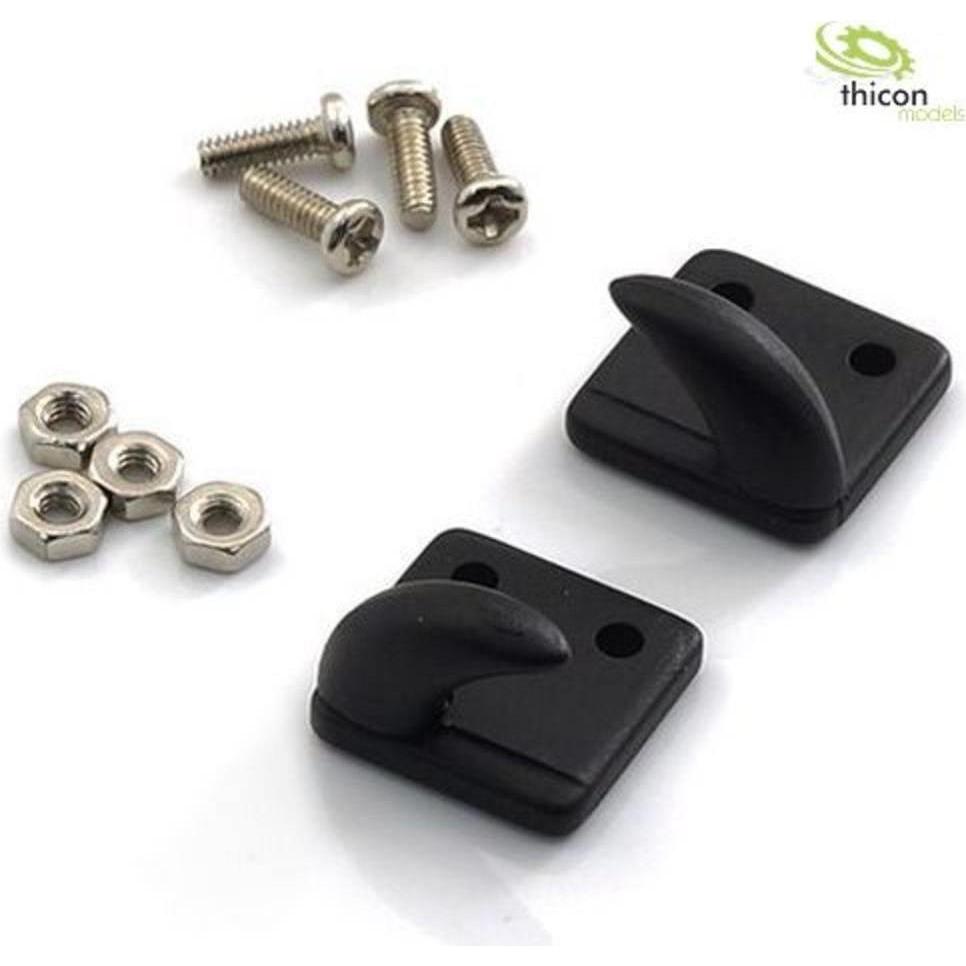 Thicon Models 20007 Gancio con flangia Alu sc