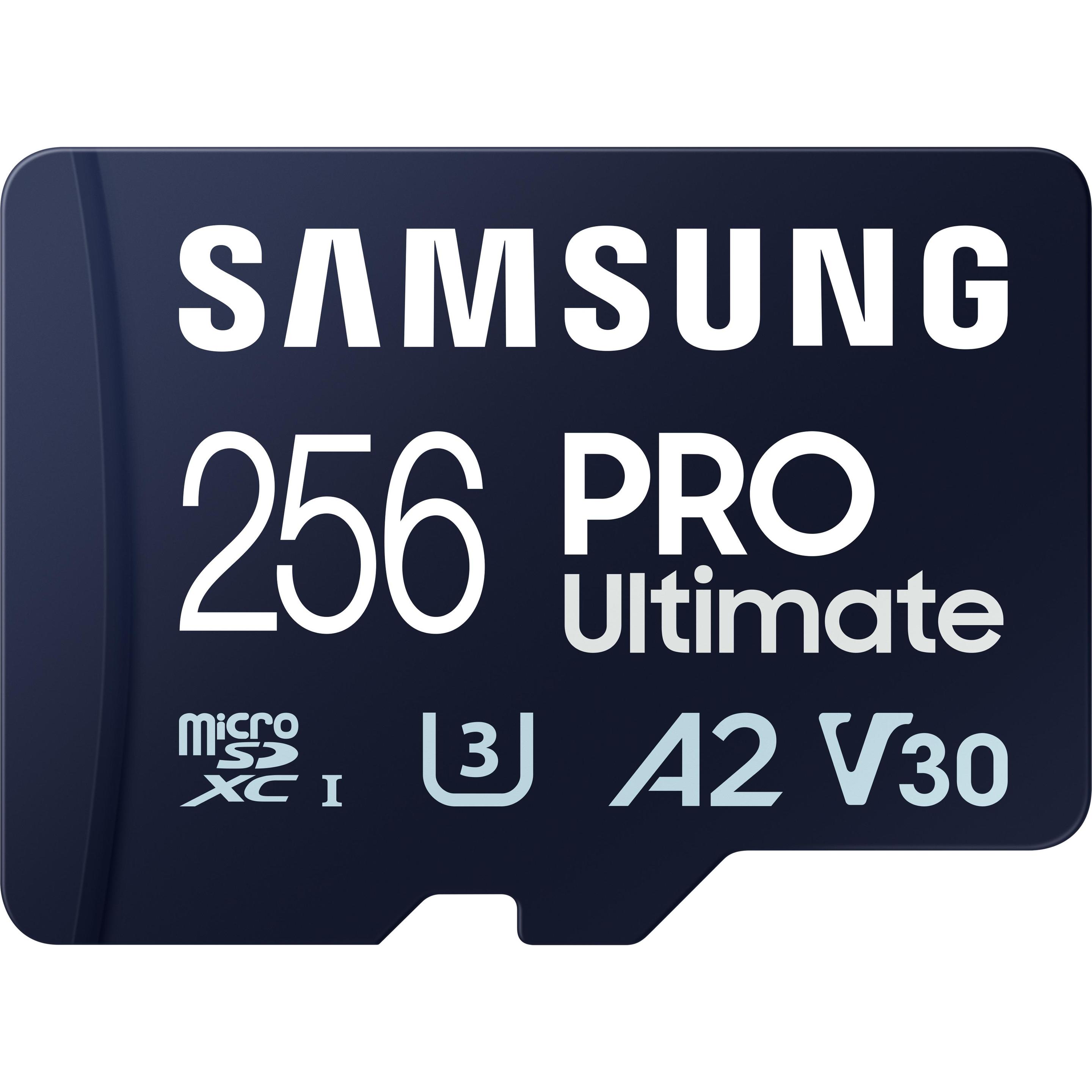 Samsung Pro Ultimate (256 GB, microSDXC, U3, UHS-I), Speicherkarte, Blau