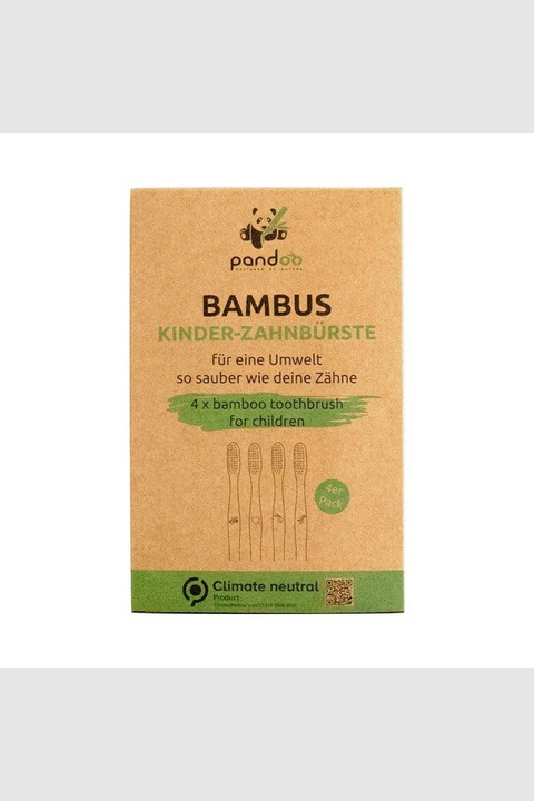 Produktbild Pandoo Kinder-Zahnbürste (Weich, 4 x)