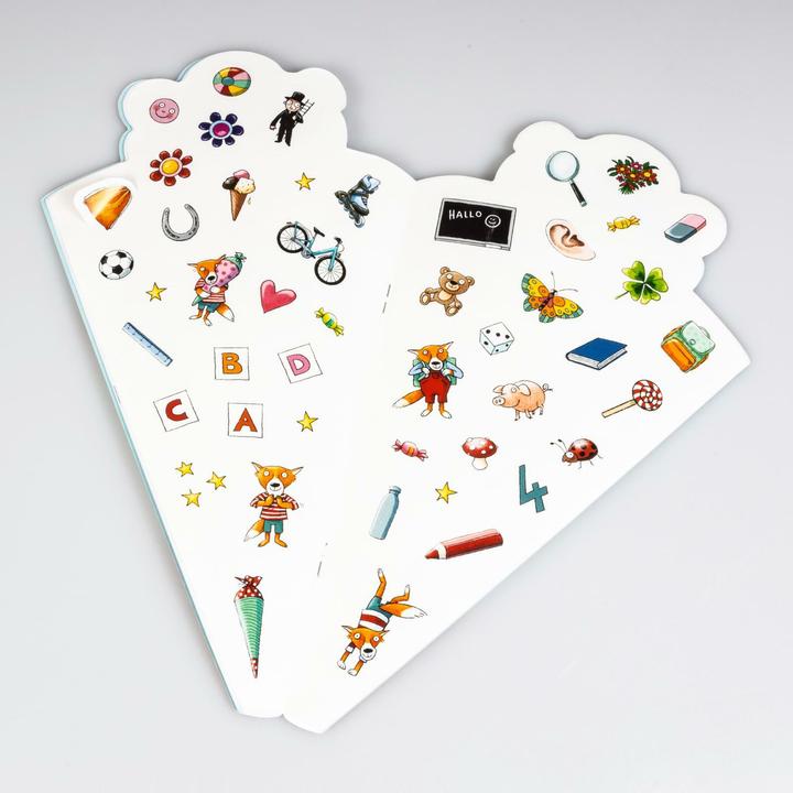 Immagine prodotto Intelligente per la scuola: Urrà, sono uno scolaretto (cono scuola rosa/blu) (30.70 cm, 1 x)