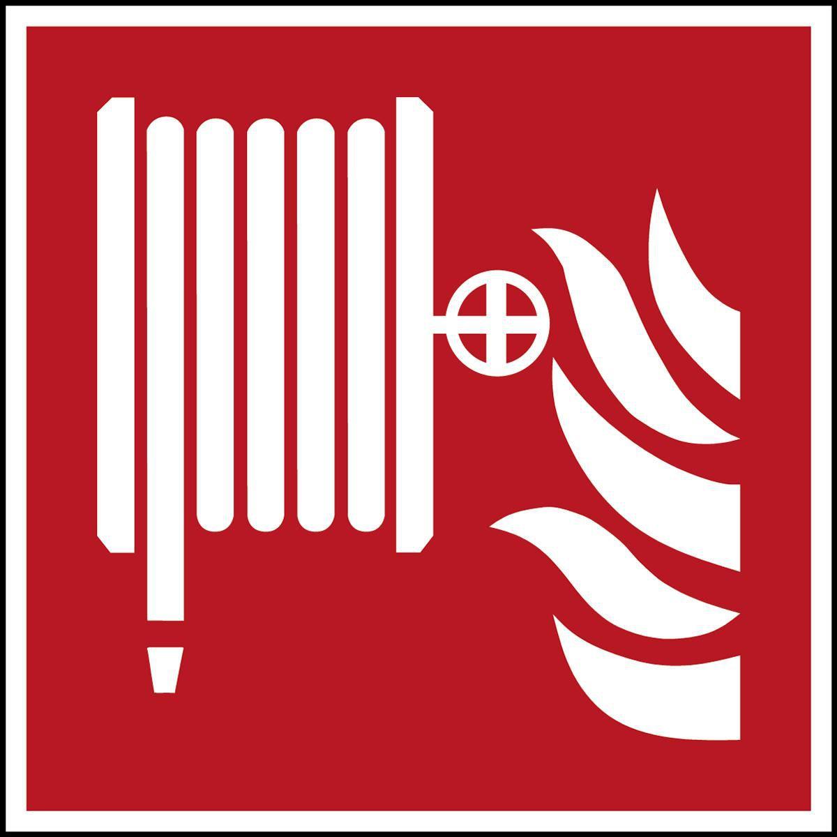 Brady, Informationsschild, ISO-Sicherheitsschild - Feuerlöschschlauch