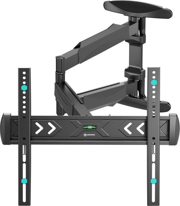 Onkron Support mural TV OLED rétractable et pivotant 40" à 75", max VESA 400x400, 35KG noir (Mur, 75", 35 kg)